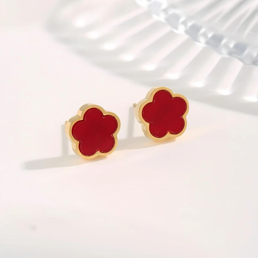 Five Leaf Clover Earrings