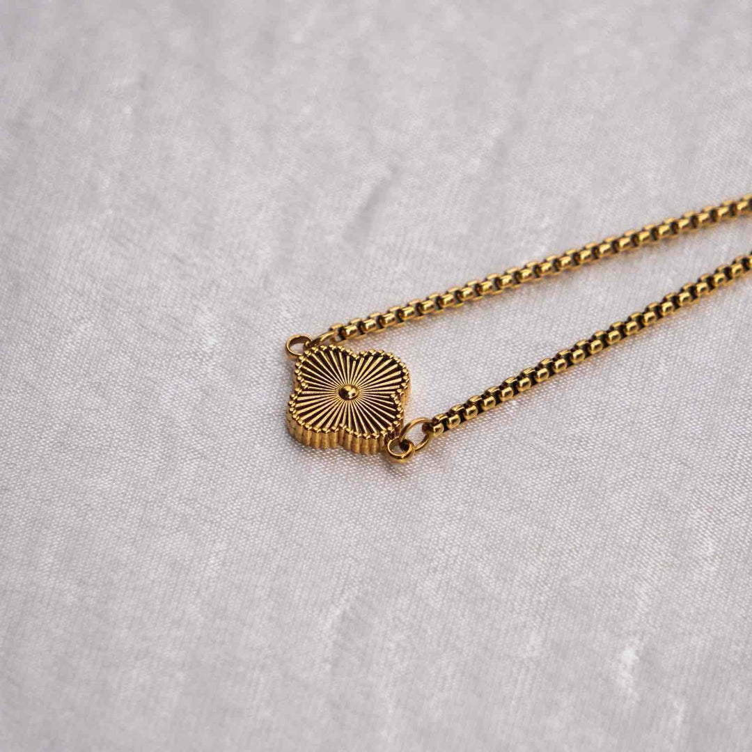 Personalised Clover Initial Bracelet