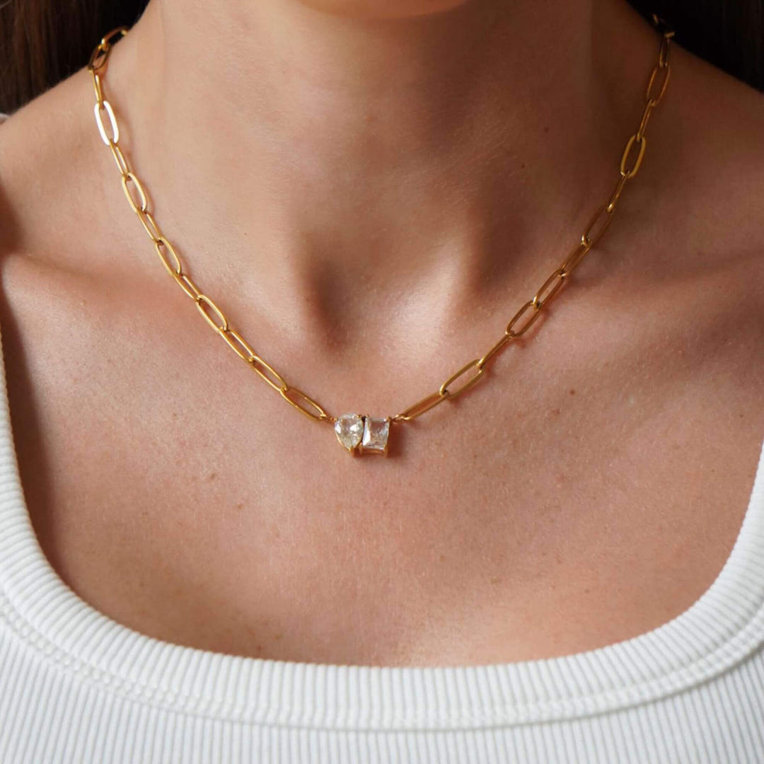 Colette Crystal Pendant Necklace
