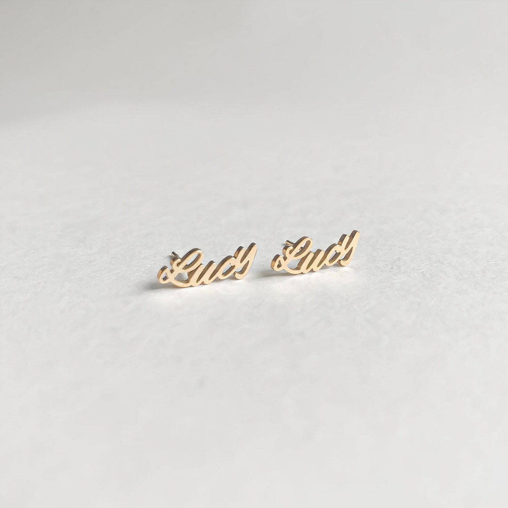 Signus Name Earrings - Celeste Adore