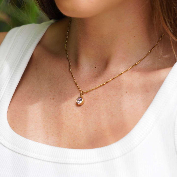 Dora Birthstone Necklace