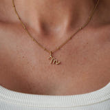 Personalised Cadey Heart Initial Necklace