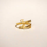 Personalised Jasmine Name Ring
