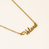 Personalised Ruby Name Necklace