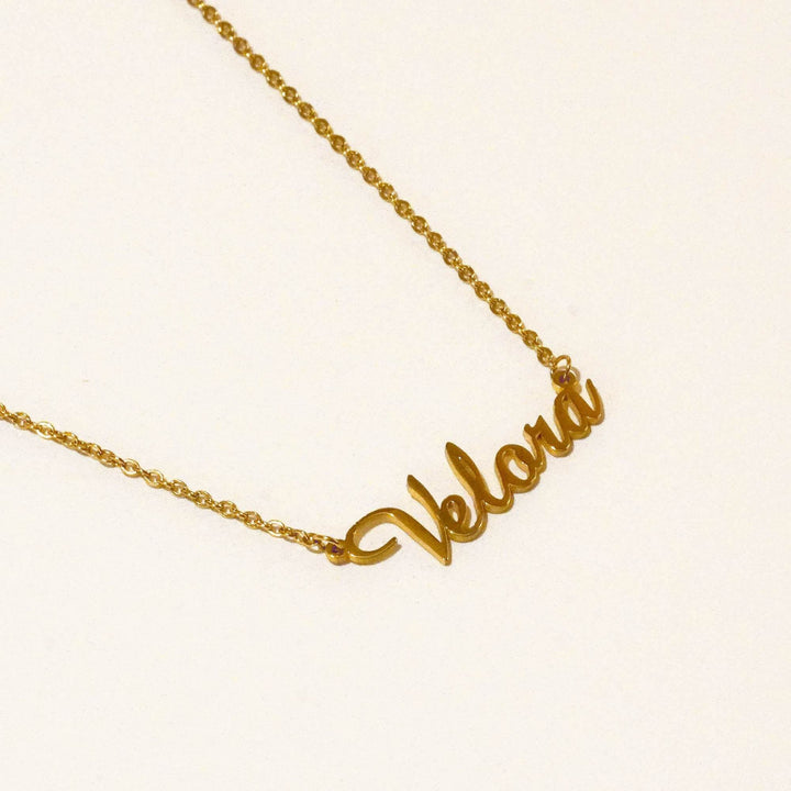 Personalised Ruby Name Necklace