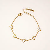 Carwen Heart Pendant Bracelet