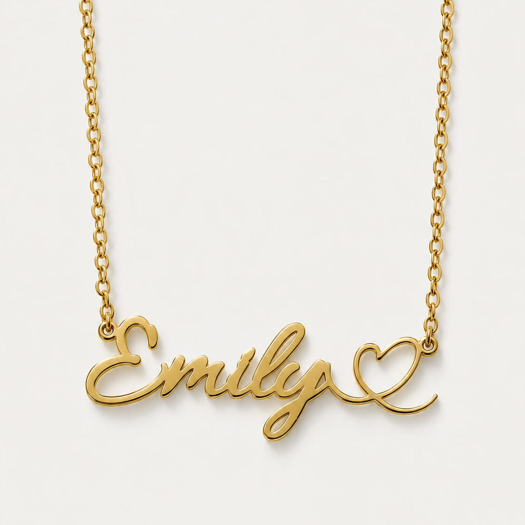Personalised Amour Name Necklace