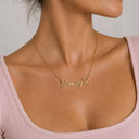 Personalised Amour Name Necklace