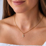 Personalised Mila Pearl Initial Necklace