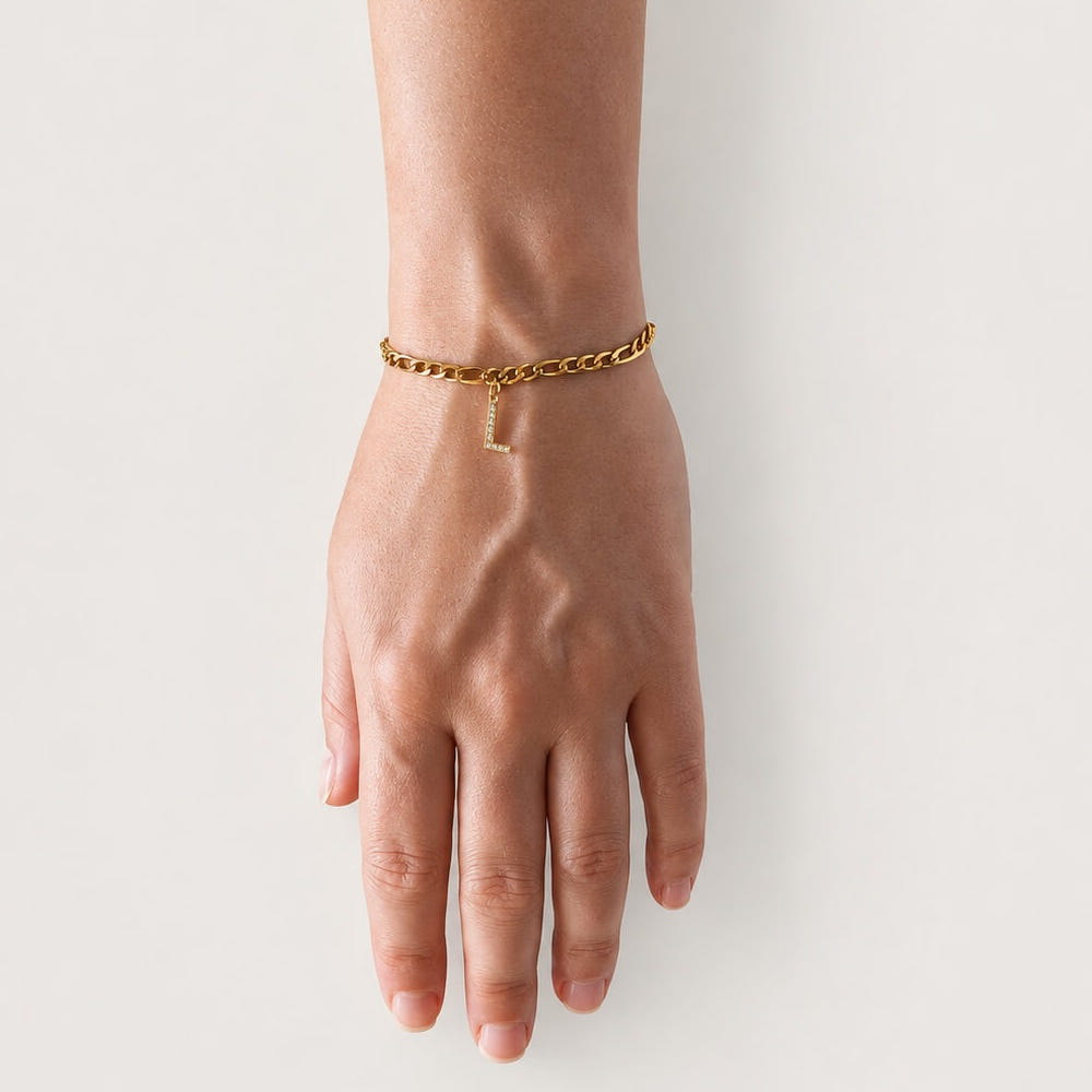 Personalised Sienna Initial Bracelet